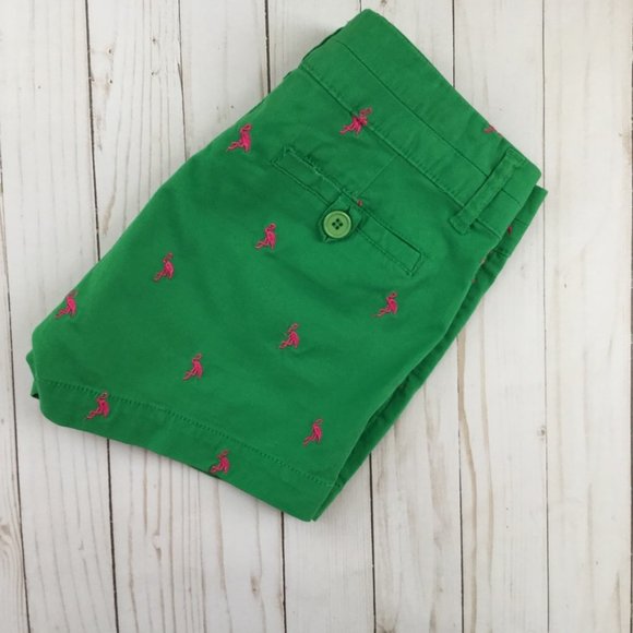 Flamingo Print Short Shorts Size 5 - Picture 4 of 5